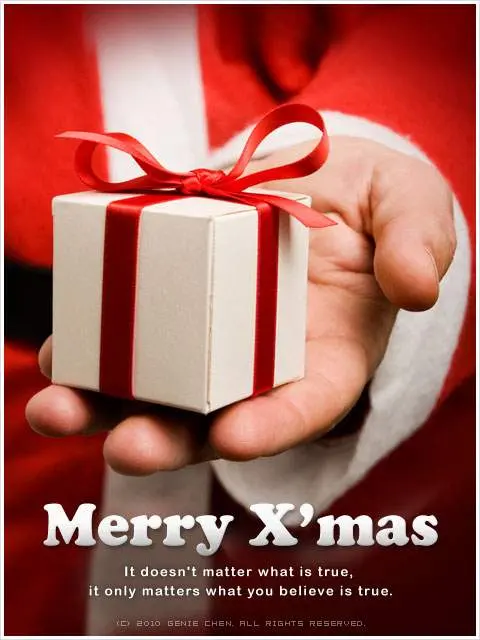 2010 X’mas Greeting。相信就會有力量