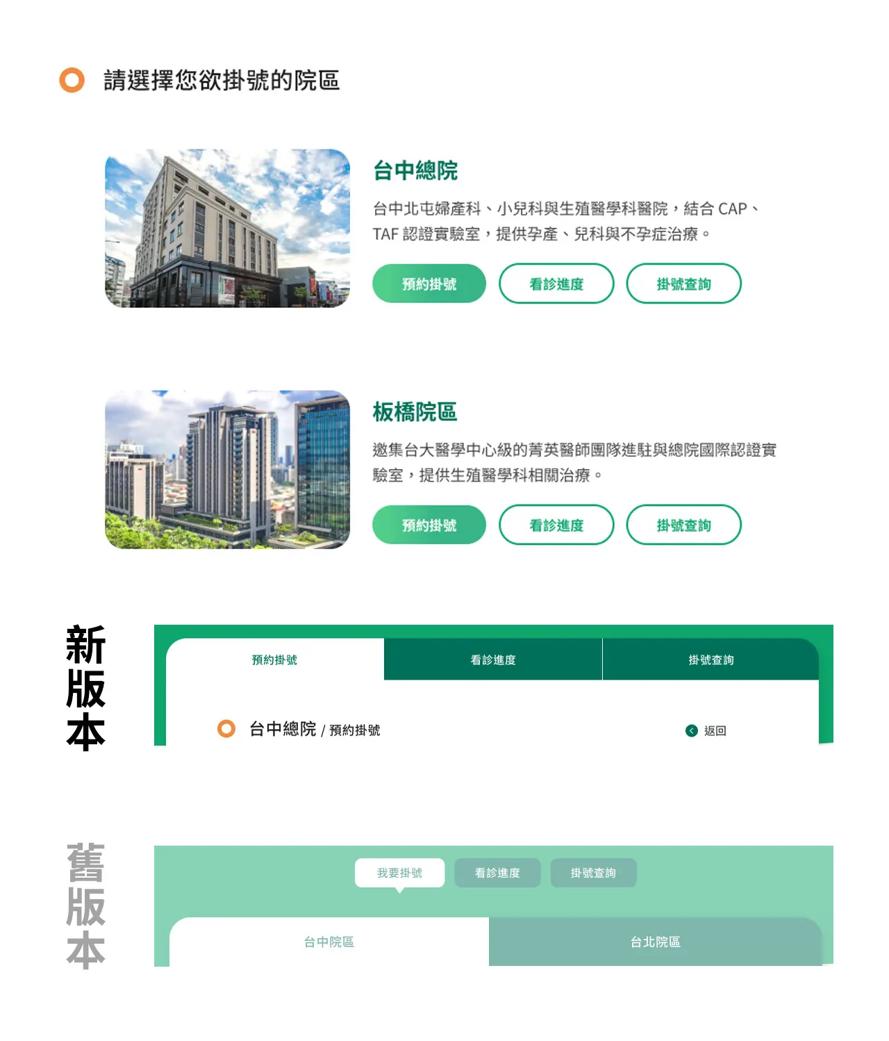 茂盛醫院網路掛號主頁